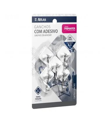 GANCHO ADESIVO BPCS 0,3KG BR